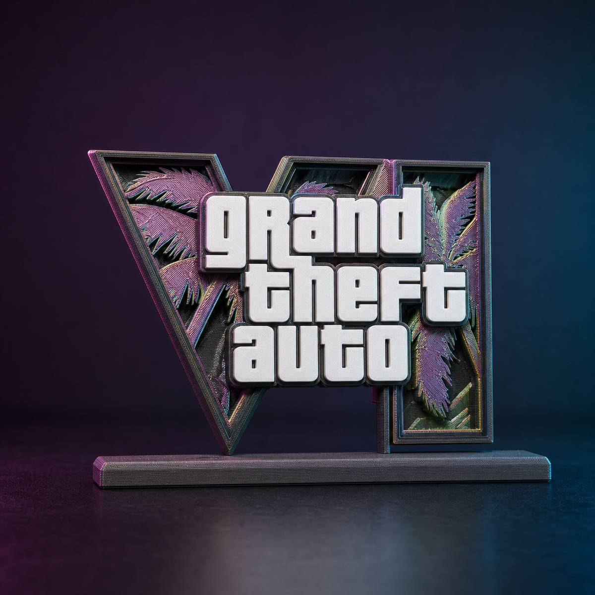 3D Gaming Logo – Multicolor