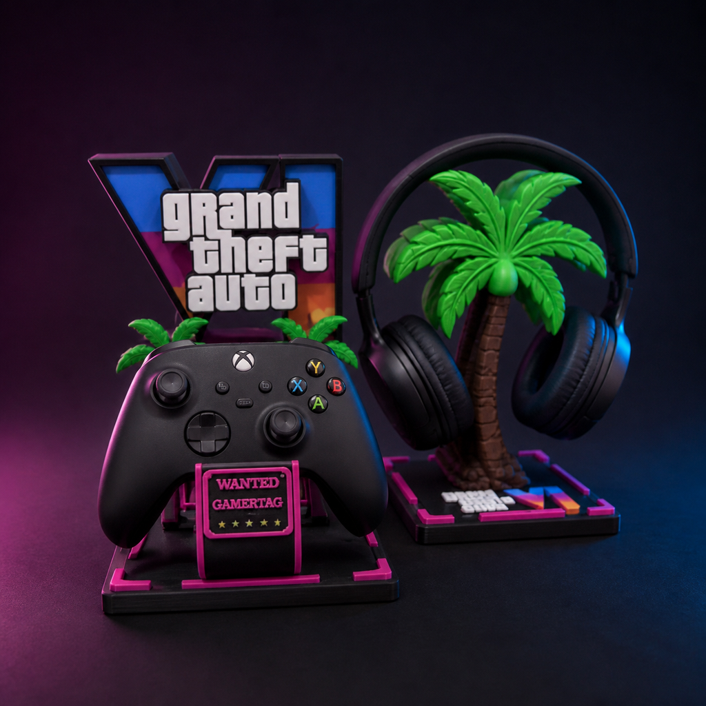 Controller & Headset Station – Xbox – professionelle Studioansicht